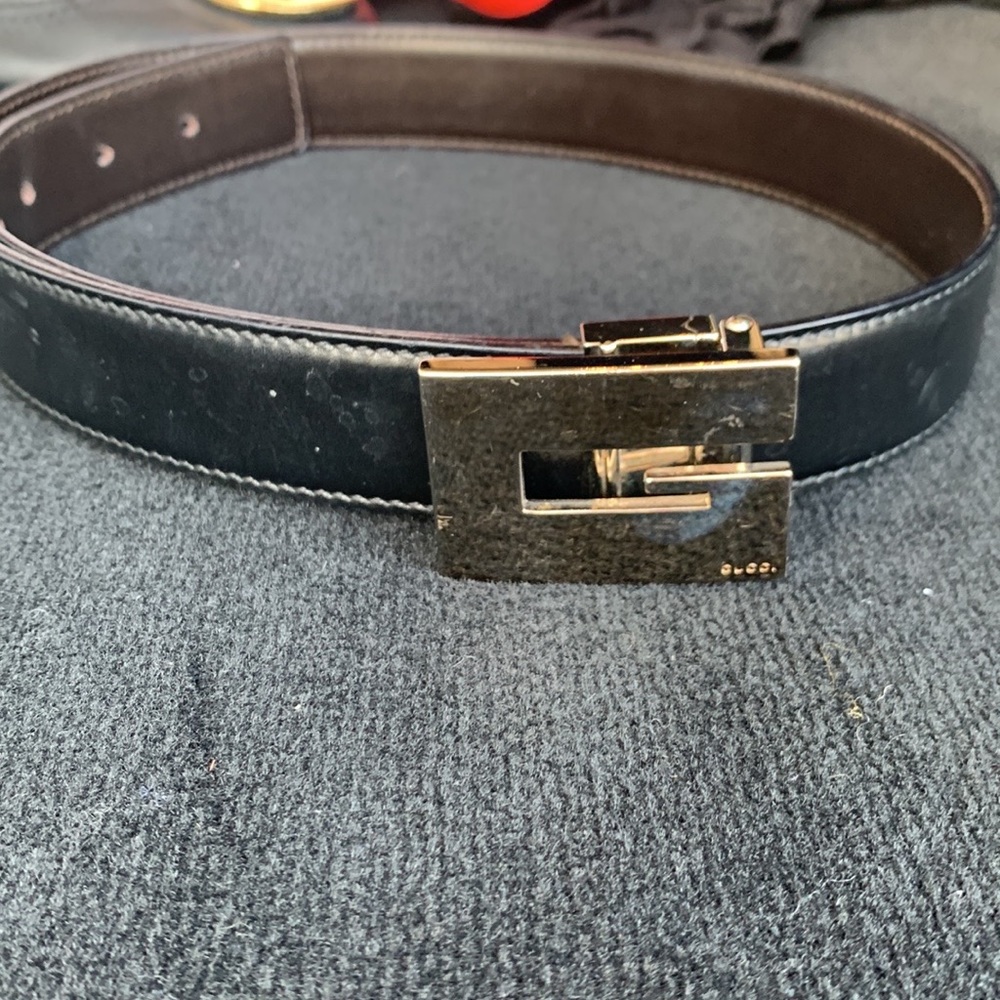 Gucci black belt